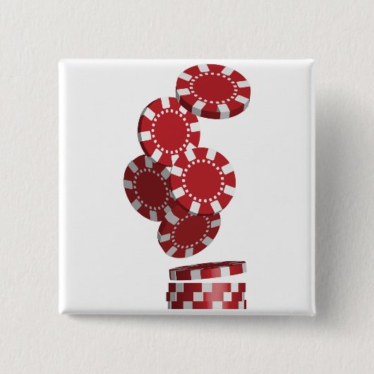 Kasino-/Poker-Chips Button (Vorderseite)