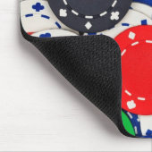Kasino-Pokerchips Mousepad (Ecke)