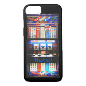 Kasino-Spielautomat Case-Mate iPhone Hülle (Rückseite)