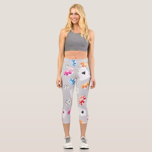 Kasino, Spielzubehör Muster 8 Capri Leggings (Vorderseite)