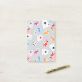 Kasino, Spielzubehör Muster 8 Post-it Klebezettel (Auf Schreibtisch)