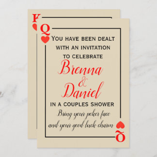 Kasino-Thema Einladung