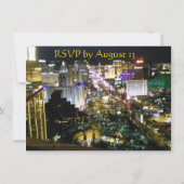 Kasino-Thema-Party mit personalisierter Einladung (Rückseite)