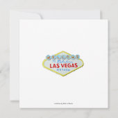 Kasino-Themavegas-Art-Abschluss-Party Einladung (Rückseite)