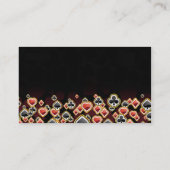 Kasino-Visitenkarte Visitenkarte (Rückseite)