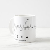 Kaska Peptid-Namen-Tasse Kaffeetasse (Vorderseite Links)