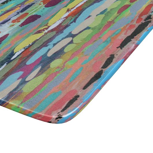 Kaskade 2 6 x 7 Deko Glasschneidebrett Schneidebrett (Ecke)