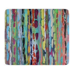 Kaskade 2 6 x 7 Deko Glasschneidebrett Schneidebrett