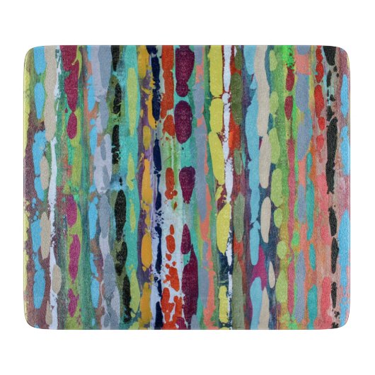 Kaskade 2 6 x 7 Deko Glasschneidebrett Schneidebrett (Vorderseite)