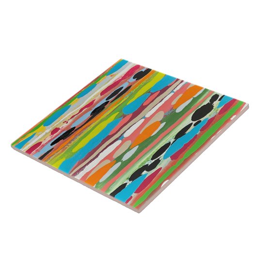 Kaskade 4 6 x 6 Keramiken Tile Fliese (Seite)