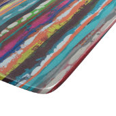 Kaskade 6 x 7 Deko Glasschneidebrett Schneidebrett (Ecke)