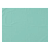 Kaskade Aqua Green Solid Color Print Tischdecke (Vorderseite (Horizontal))