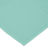 Kaskade Aqua Green Solid Color Print Tischdecke (Schrägansicht)