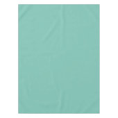 Kaskade Aqua Green Solid Color Print Tischdecke (Vorderseite)