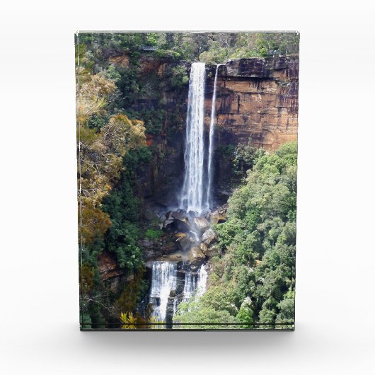 Kaskade der Natur an den Fitzroy Falls Fotoblock (Vorderseite)