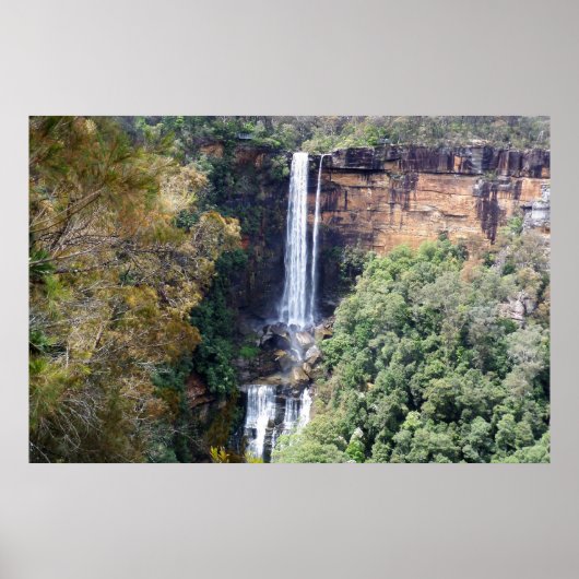 Kaskade der Natur an den Fitzroy Falls Poster (Vorne)