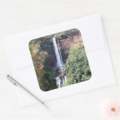 Kaskade der Natur an den Fitzroy Falls Quadratischer Aufkleber (Umschlag)