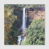 Kaskade der Natur bei Fitzroy Falls Magnetkarte (Vorderseite)
