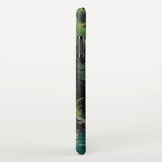 Kaskade der Ruhe iPhone Hülle (Rechte Seite)