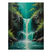 Kaskade der Ruhe Poster (Vorderseite)