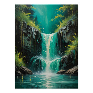 Kaskade der Ruhe Poster