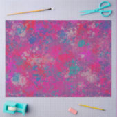 Kaskade des farbabstrakten Designmusters Seidenpapier (Basteln)