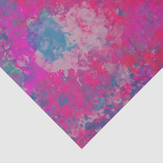 Kaskade des farbabstrakten Designmusters Seidenpapier (Ausschnitt)