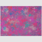 Kaskade des farbabstrakten Designmusters Seidenpapier (Vorderseite)