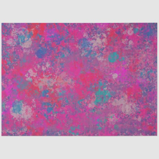 Kaskade des farbabstrakten Designmusters Seidenpapier (Vorderseite)