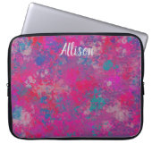 Kaskade des farbabstrakten Designs Laptopschutzhülle (Vorderseite)