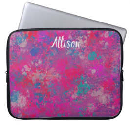 Kaskade des farbabstrakten Designs Laptopschutzhülle