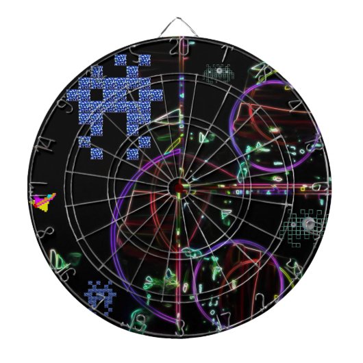 Kaskade elektronischer Spiele Dartscheibe (vorne)