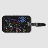 Kaskade elektronischer Spiele Gepäckanhänger (Vorderseite (Horizontal))