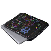 Kaskade elektronischer Spiele Laptopschutzhülle (Vorne Knopf)