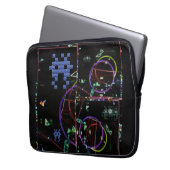 Kaskade elektronischer Spiele Laptopschutzhülle (Vorderseite Links)