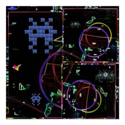 Kaskade elektronischer Spiele Poster (Vorderseite)