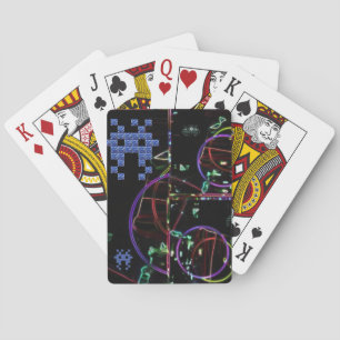 Kaskade elektronischer Spiele Spielkarten