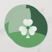 Kaskade für benutzerdefinierbares Kleeblatt Feiertagskarte (Vorne/Hinten)