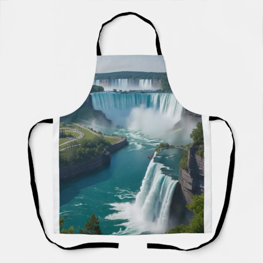 "Kaskade in der Küche - Niagara Design Schürze (Vorderseite)