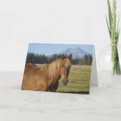 Kaskade | Kastanienpferd Karte (Vorderseite)