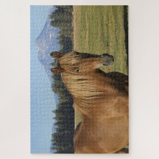 Kaskade | Kastanienpferd Puzzle (Vertikal)