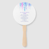 Kaskade-Programm-Fans der Hochzeitssonne Fächer (Rückseite)