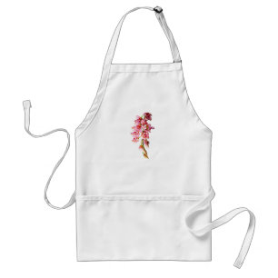 Kaskade rosa Orchideen Schürze