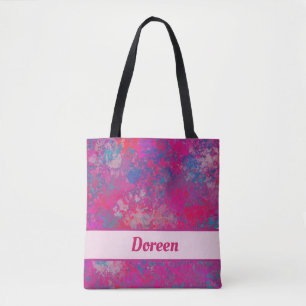 Kaskade von rosa und blau Moderne Farbe Tasche
