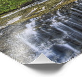 Kaskadenbach, Glacier National Park, Fotodruck (Ecke)