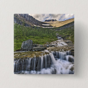 Kaskadenbach, Glacier-Nationalpark Button