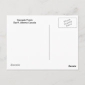 Kaskadenbecken Postkarte (Rückseite)