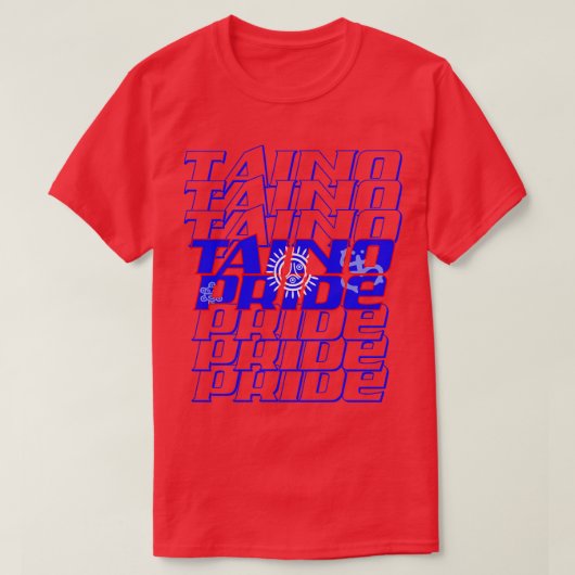 Kaskadentext von Taino Pride 2 T-Shirt (Design vorne)