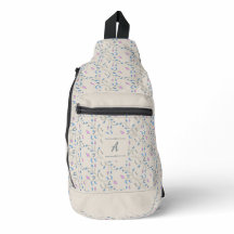 Kaskadieren von Blume Blau und Rosa