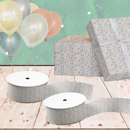 Kaskadieren von Blume Blau und Rosa Ripsband